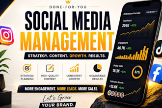 be your social media manager social media marketing manager for growth