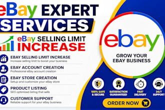 assist in creating UK US ebay seller account, ebay account creation, ebay