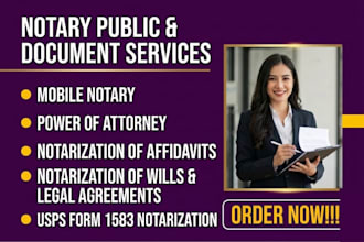 notarize legal documents, online USA UK remote notary usps form 1583 in 24hrs