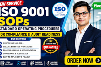 design iso 9001 sops, standard operating procedures for compliance and audit