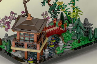build custom 3d lego set creation, 3d lego model, lego building xml part, pdf