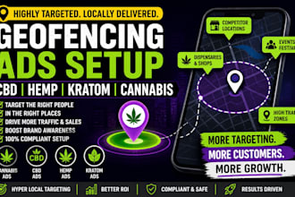 set up geofencing ads cbd ads geofencing cannabis ads kratoms ads hemp ads