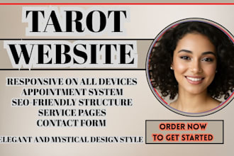 tarot website tarot reader website psychic website astrology website spiritual