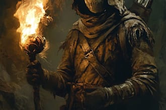 do horror character art and horror character design