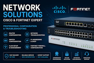 configure cisco switch, vlan and network