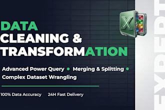 do excel data cleaning transformation and power query