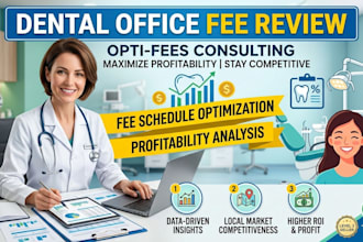 perform a office fee review and analysis to increase revenue