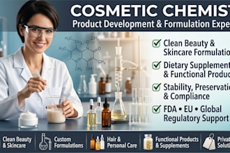 be cosmetic chemist skincare formulation haircare development cosmetic formulas