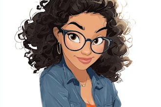 beautiful portrait in disney cartoon