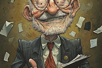 create digital political cartoon for political cartoon