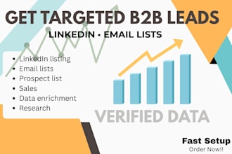 provide targeted b2b leads generation, email list for agencies