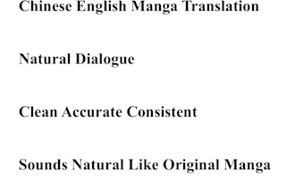 translate chinese manga into natural english dialogue
