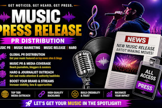 music press release pr distribution music pr music marketing music release haro