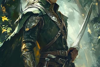 dnd, fantasy character and dnd character
