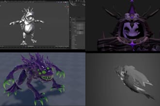 create custom 3d model, ugcs, game assets, props, clothings for roblox game