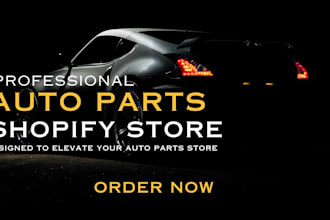 auto parts shopify store automotive website auto part store car parts automobile