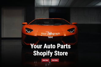 do auto parts shopify store automotive website auto part store car parts website