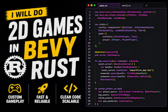 make modular 2d games in rust with bevy