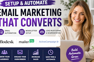 setup flodesk mailerlite activecampaign email marketing automation newslette