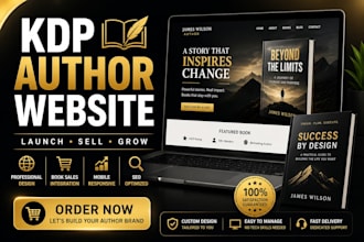 create a squarespace book launch page for amazon KDP authors