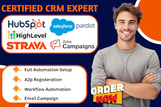 hubspot automation ghl a2p registration strava pardot zoho campaigns integration