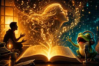 use grok and suno to make song based on your story