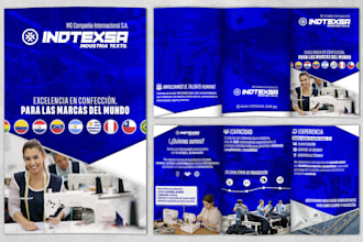 diseño de folletos tripticos