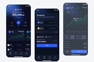 create a decentralized crypto wallet app for IOS and android