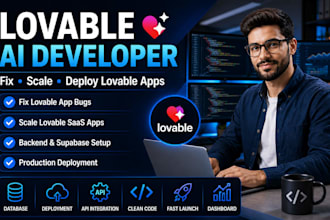 lovable ai developer fix lovable app scale lovable saas backend deployment