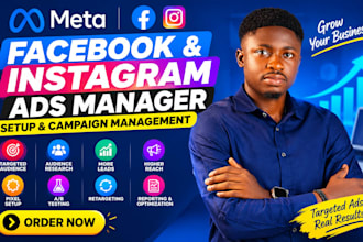setup facebook and instagram campaign, fb lead generation ads, meta ads manager