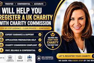 help you register a UK charity with charity commission
