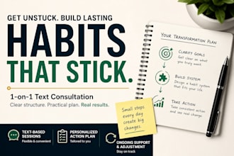 help you build habits and stay consistent without motivation