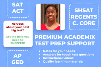 get you ready for the sat, act, shsat, ap, and more