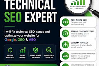 rank your website or business for google and ai search, seo, geo and aeo