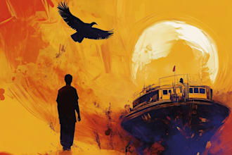 do a conceptual and story driven album art design