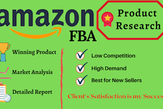 do product reasearch for amazon fba