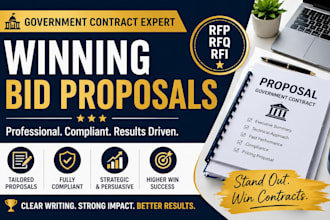 design capability statement bid proposal samgov registration government contract