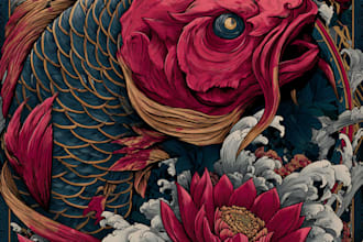 make a traditional japanese irezumi tattoo