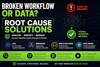 identify and fix API and workflow failures