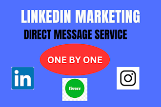 send linkedin messages manually one by one