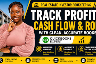 do bookkeeping for real estate investors in quickbooks