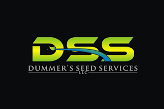 design text agriculture seed services logo