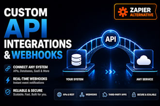 build custom API integrations to automate your workflow