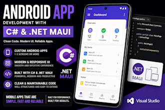 develop simple native android apps using c sharp
