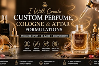 perfume, fragrance oil blend, cologne, attar formulation