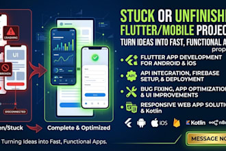 flutter app mobile app development kotlin android ios html css firebase web app