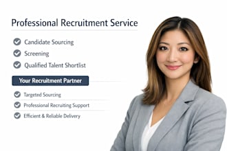 do recruiting from candidate sourcing, screening, to offer closing