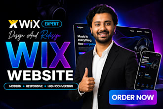 design redesign wix website or wix online store, wix development as wix expert