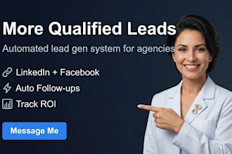 build gohighlevel lead generation system 4 ur agency linkedin facebook followups