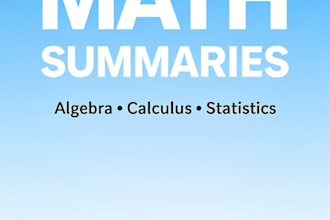 create custom math study guides to help you learn concepts
